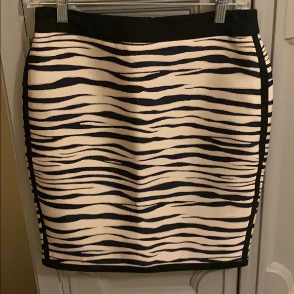 Ann Taylor Zebra Pencil Skirt (4P) - Picture 1 of 2